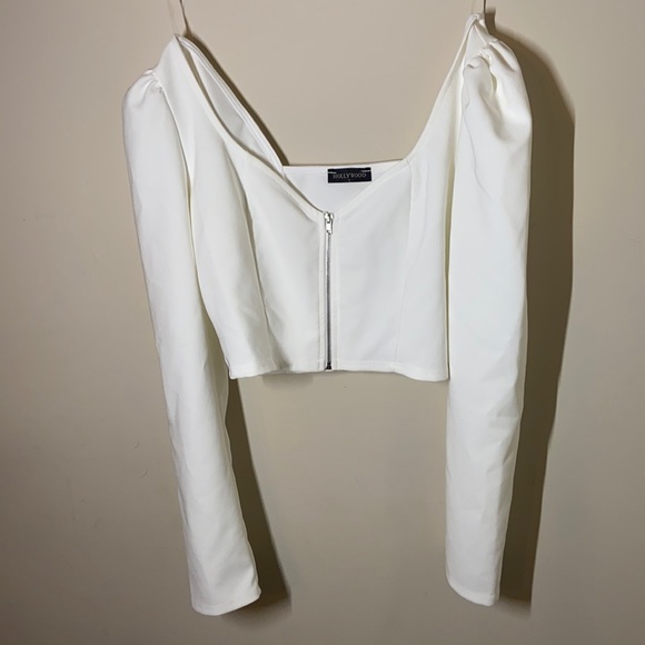 Puffer shoulder crop top - Picture 1 of 1